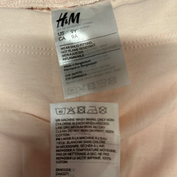 H&M Kids Magical Dreams Unicorn Pajama Set – Size 9Y - 100% Cotton - Picture 3 of 3